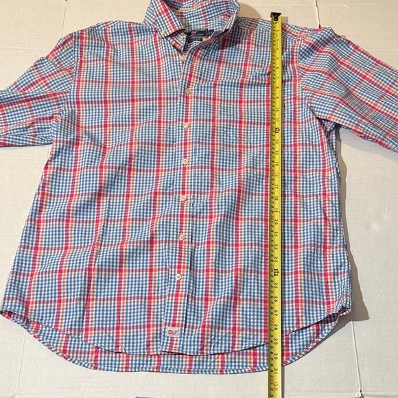 Vineyard Vines Murray Shirt | Plaid Long Sleeve Button‑Down | Size Large - Picture 15 of 16